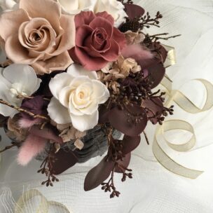 季節感を演出するフラワーディスプレイ（３ヶ月ごと）